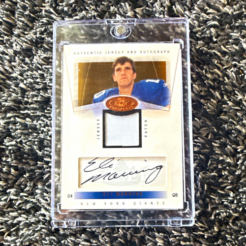 Eli manning auto - auto, jersey